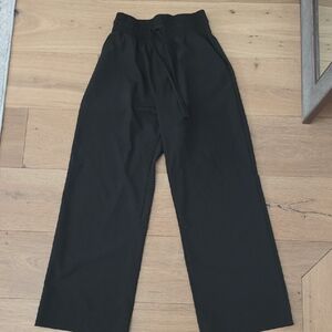 Albion Women's Black Wide Leg Trousers